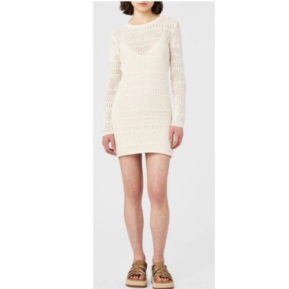 Rag & Bone Renee Long Sleeve Short Dress. - Picture 1 of 2